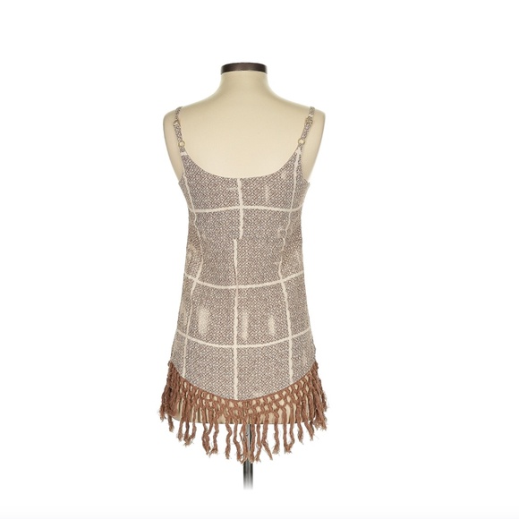 CAbi Fringe Tank Tunic Boho Cabana Cami - Picture 3 of 5